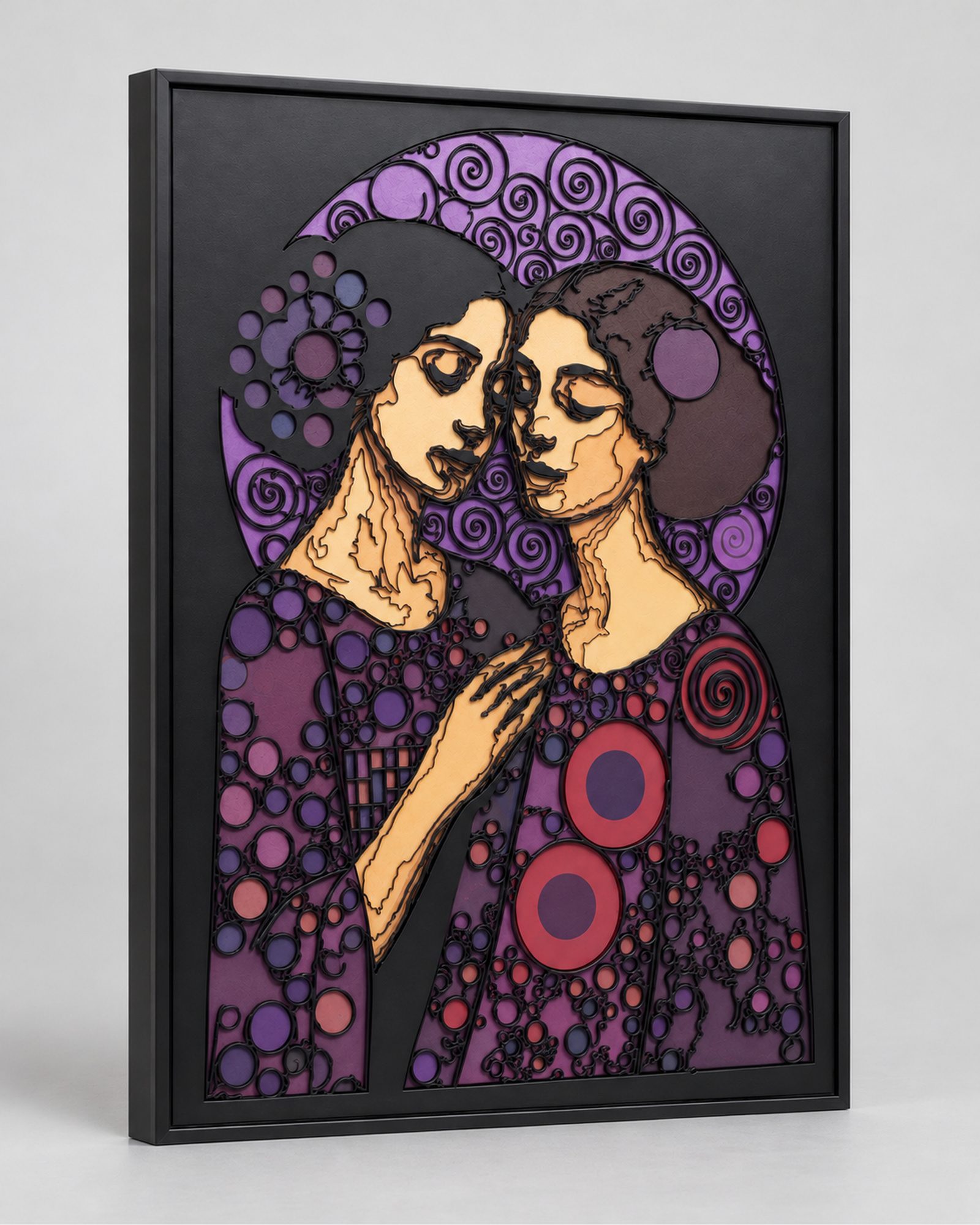 Paar violett Ansicht 2