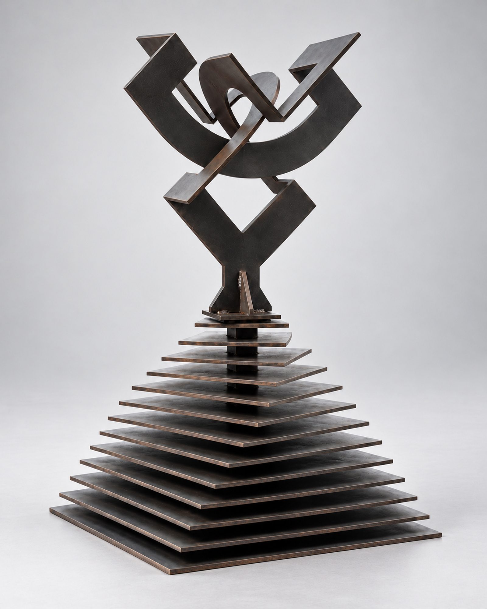 Skulptur Stufen Ansicht 2