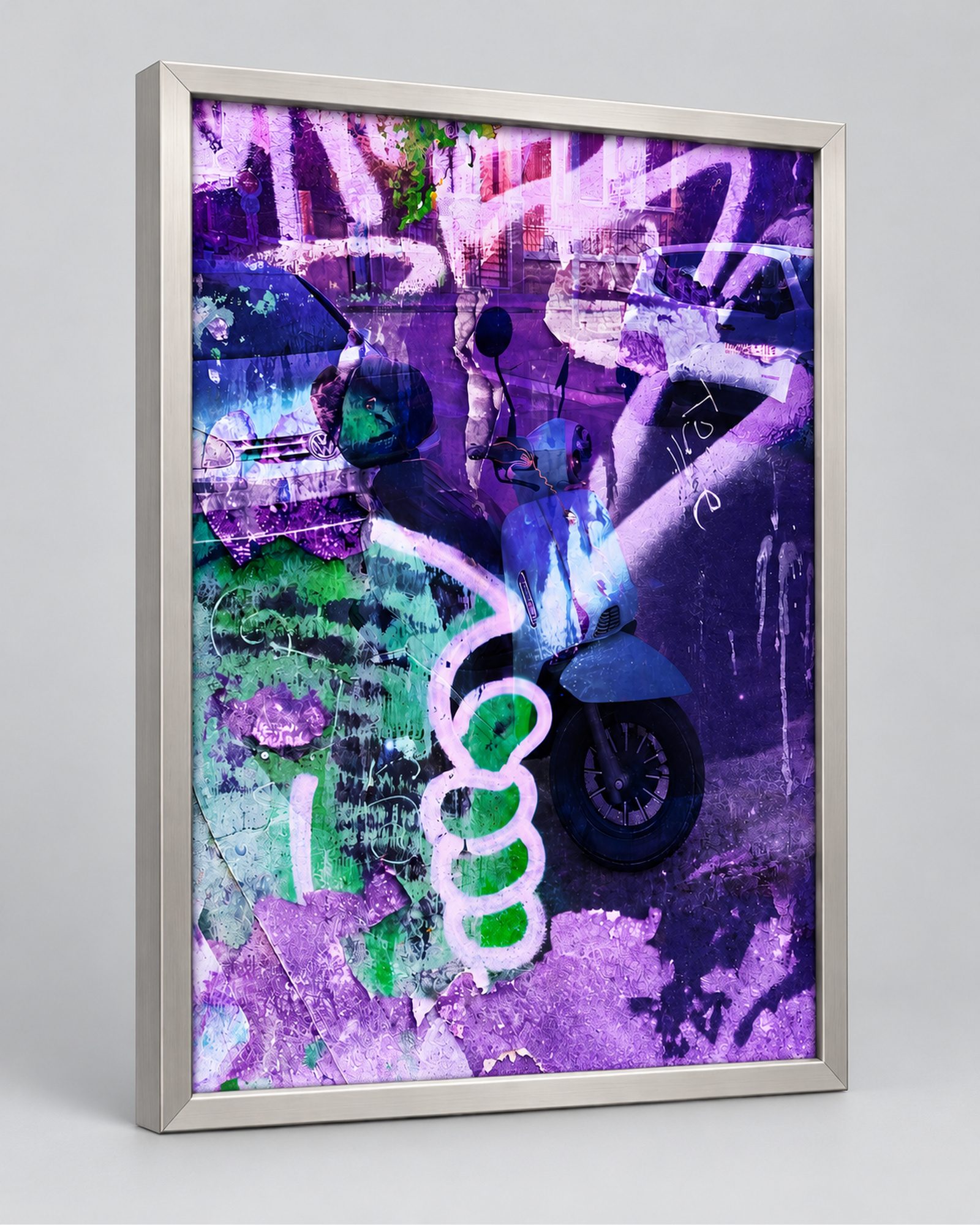 Roller violett Ansicht 2
