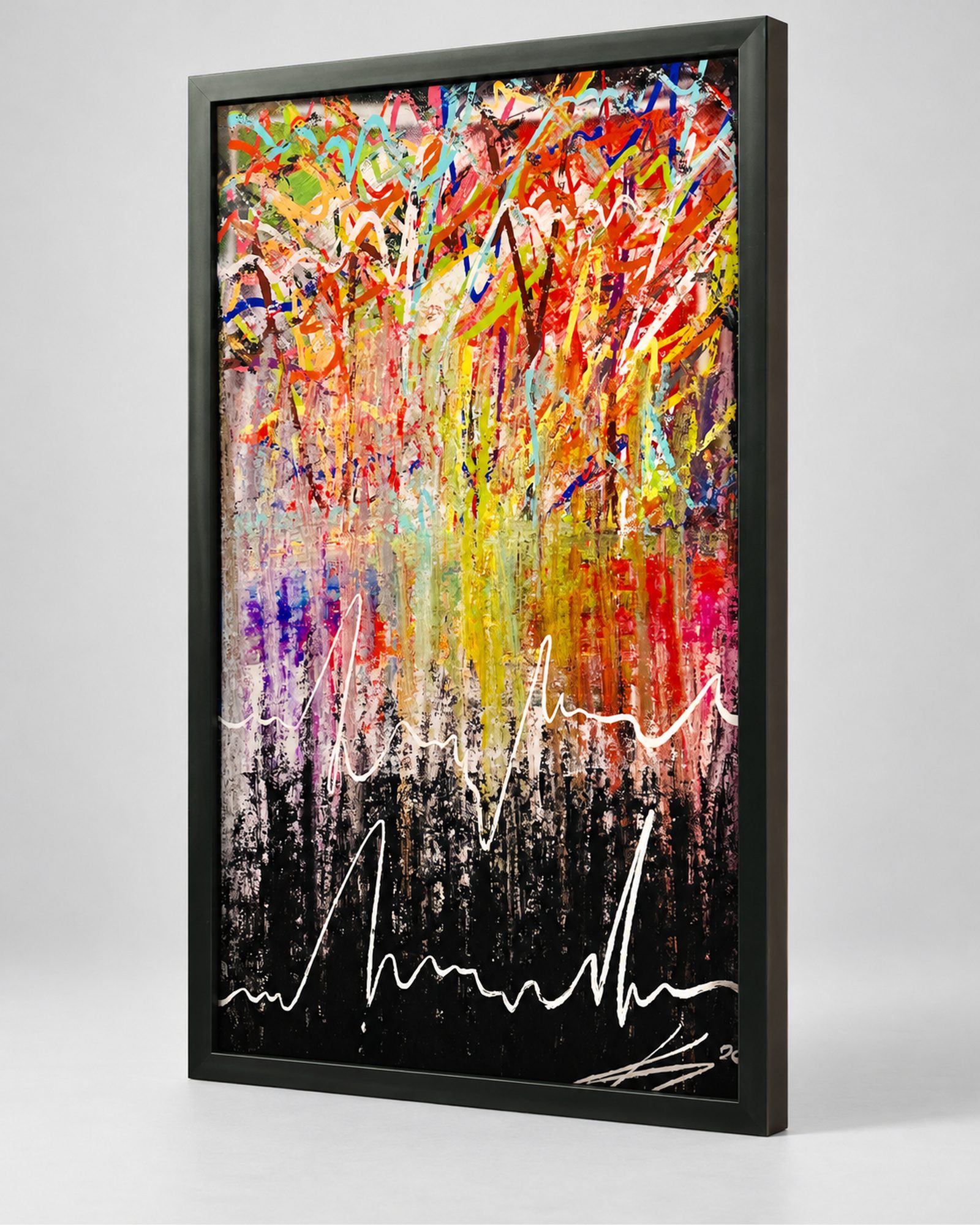 Abstrakt bunt Ansicht 3
