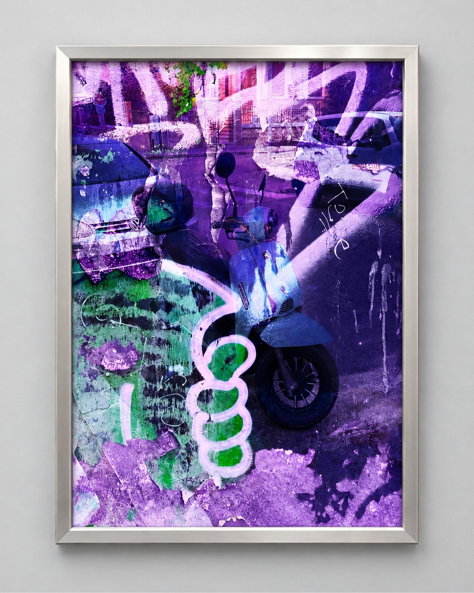 Roller violett