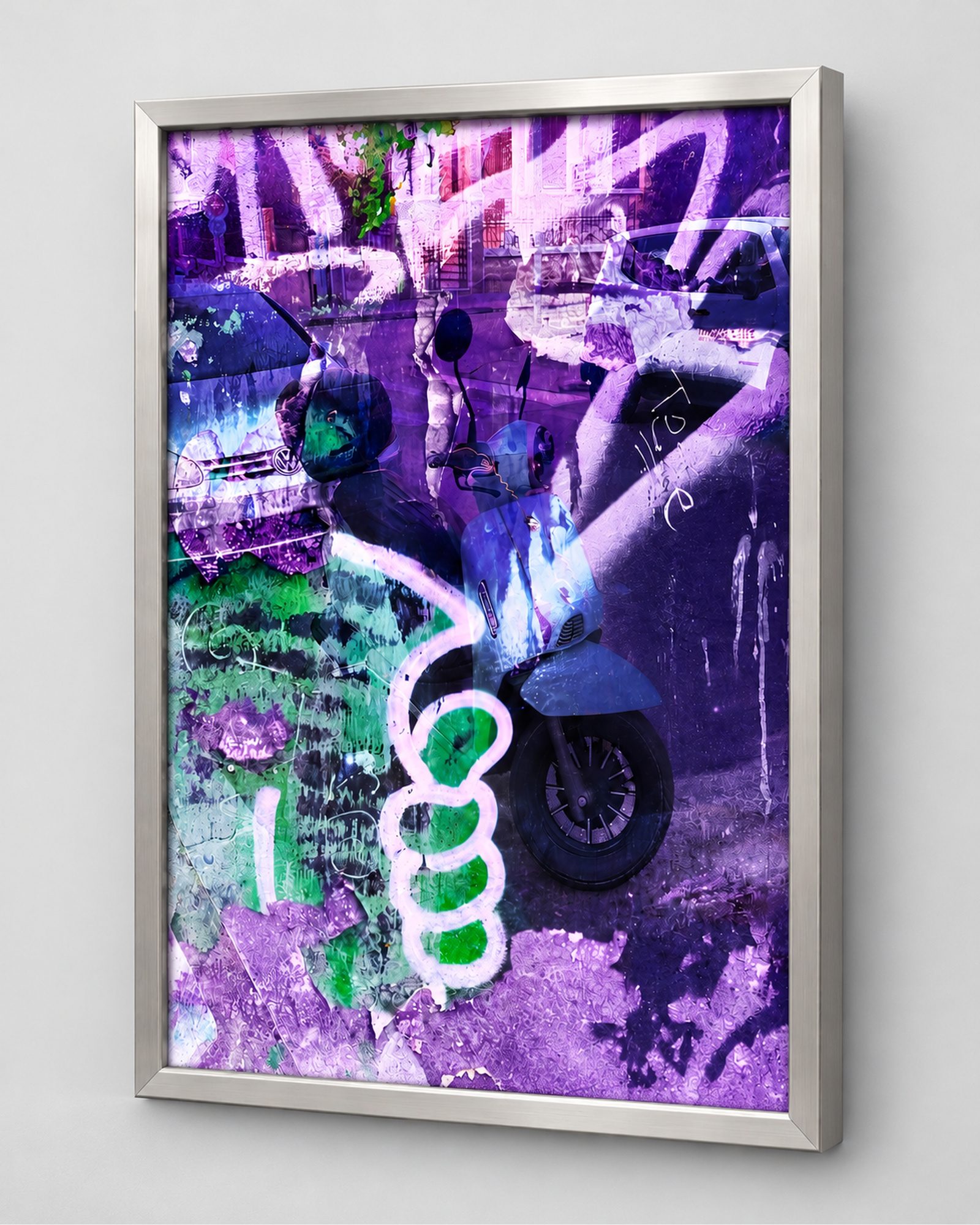 Roller violett Ansicht 3