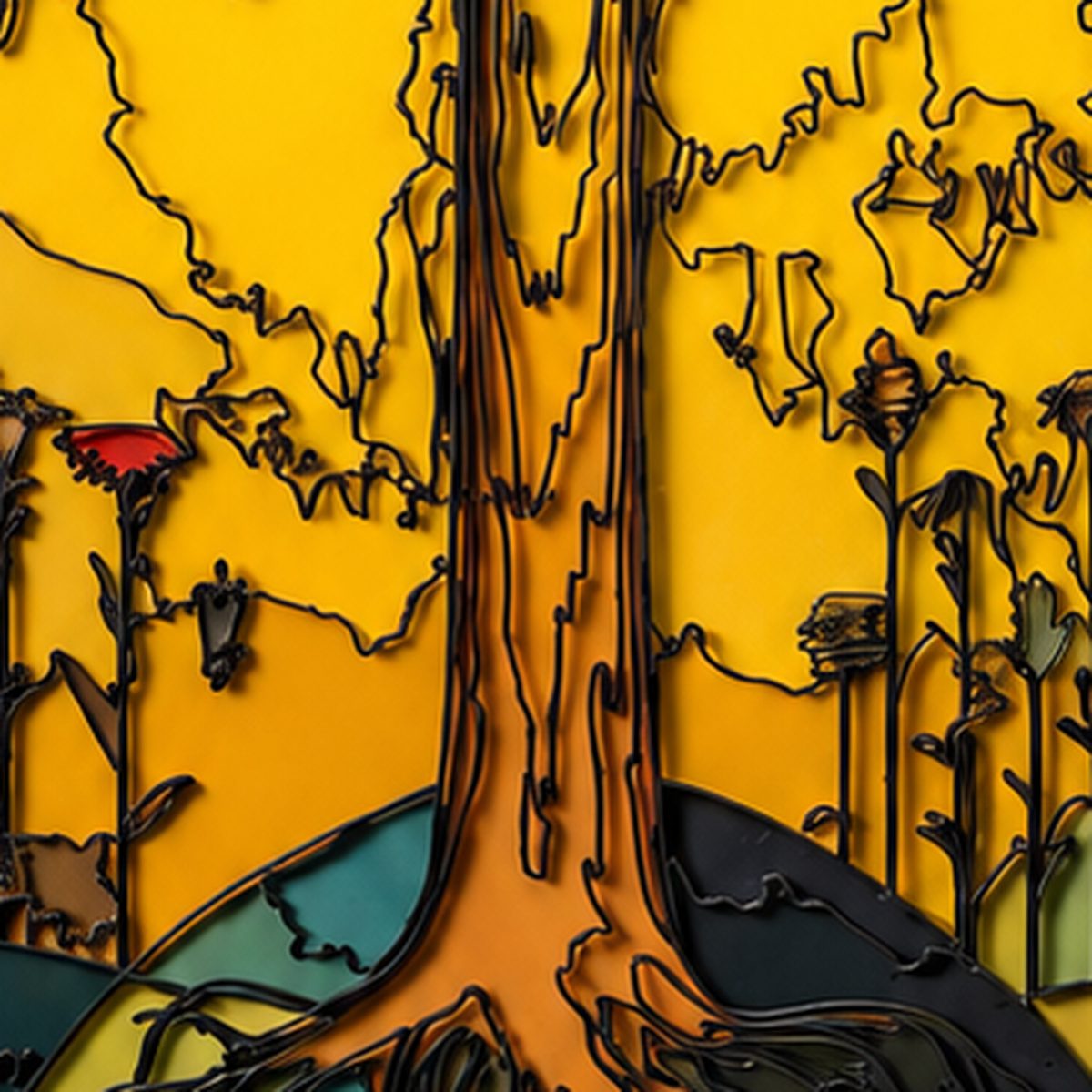 Lebensbaum gold II Ansicht 5